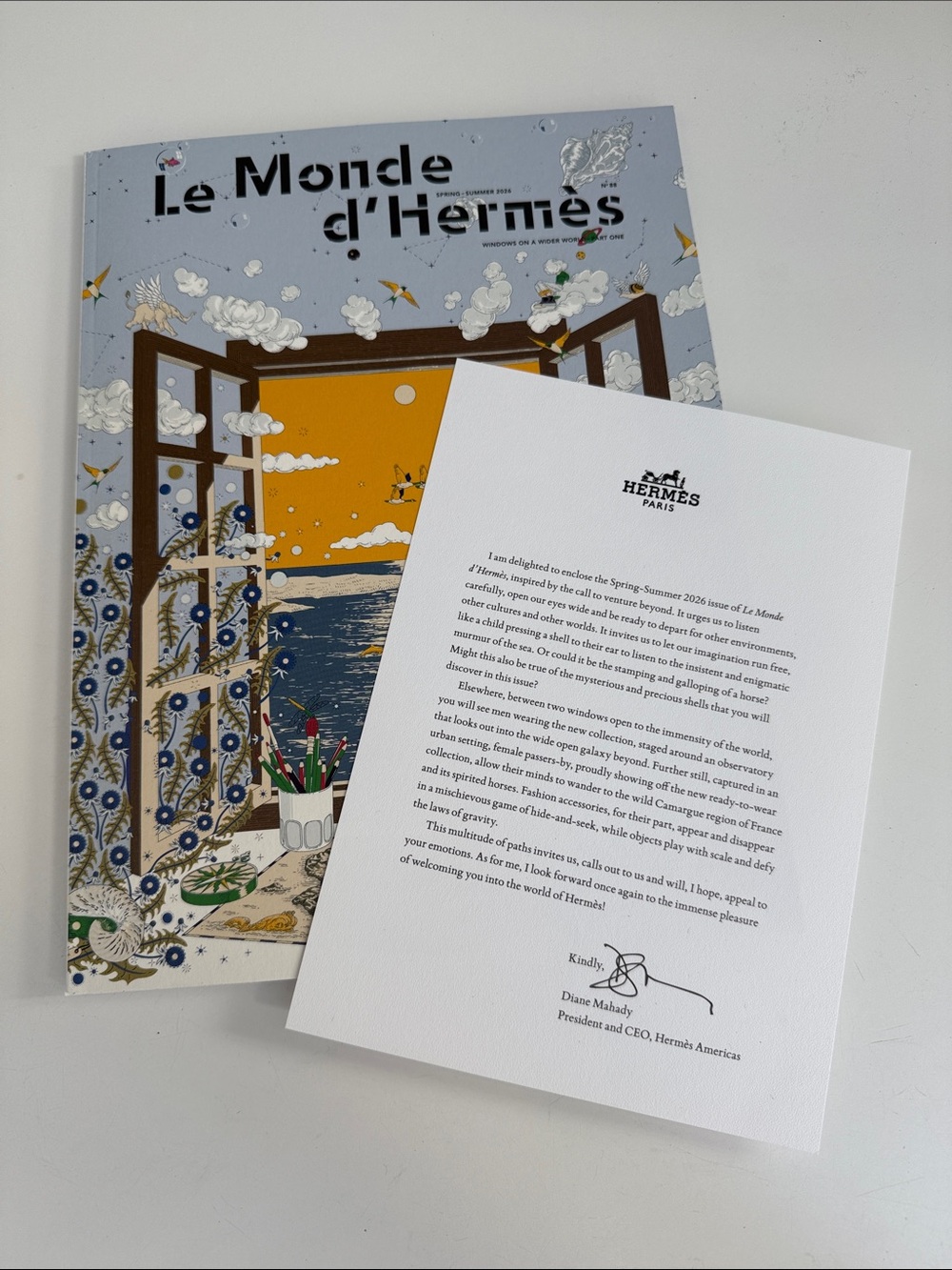Hermes Le Monde De Hermes Spring Summer 2026Catalogue Magazine Look Book - Picture 5 of 9